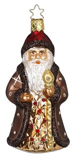 Glorious Weihnachtsman<br>Inge-glas Santa Ornament